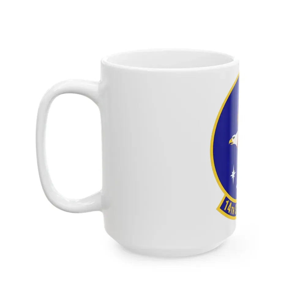 14th Student Squadron (U.S. Air Force) White Coffee Mug - Go Mug Yourself