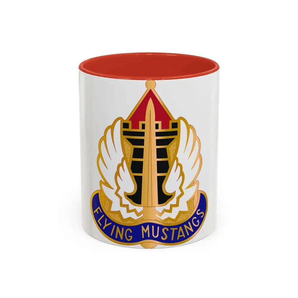 15 Aviation Group (U.S. Army) Accent Coffee Mug 11oz Red - Go Mug Yourself