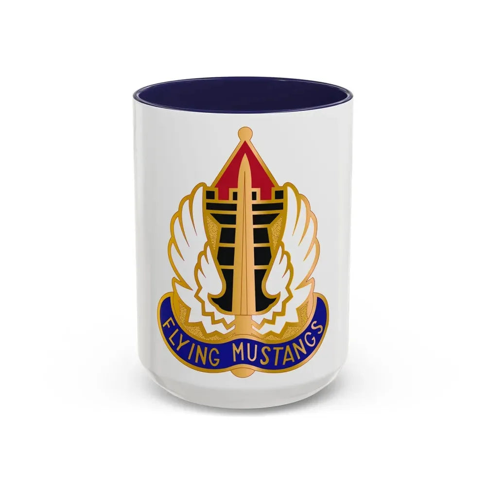 15 Aviation Group (U.S. Army) Accent Coffee Mug 15oz Navy - Go Mug Yourself