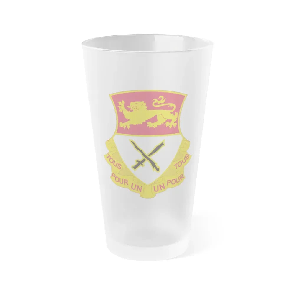 15 Cavalry Regiment (U.S. Army) Frosted Pint Glass 16oz Default Title - Go Mug Yourself