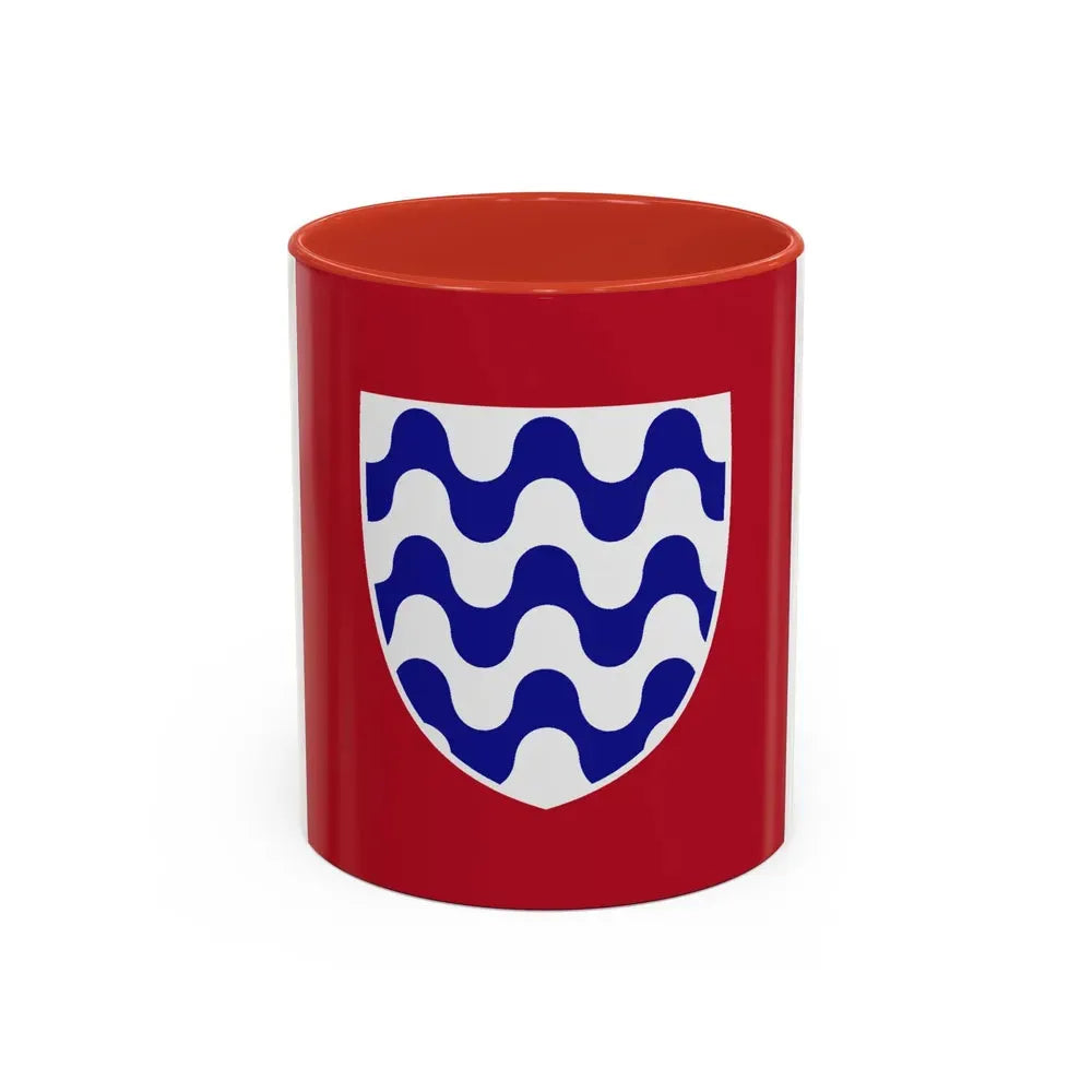 15 Group (U.S. Army) Accent Coffee Mug 11oz Red - Go Mug Yourself