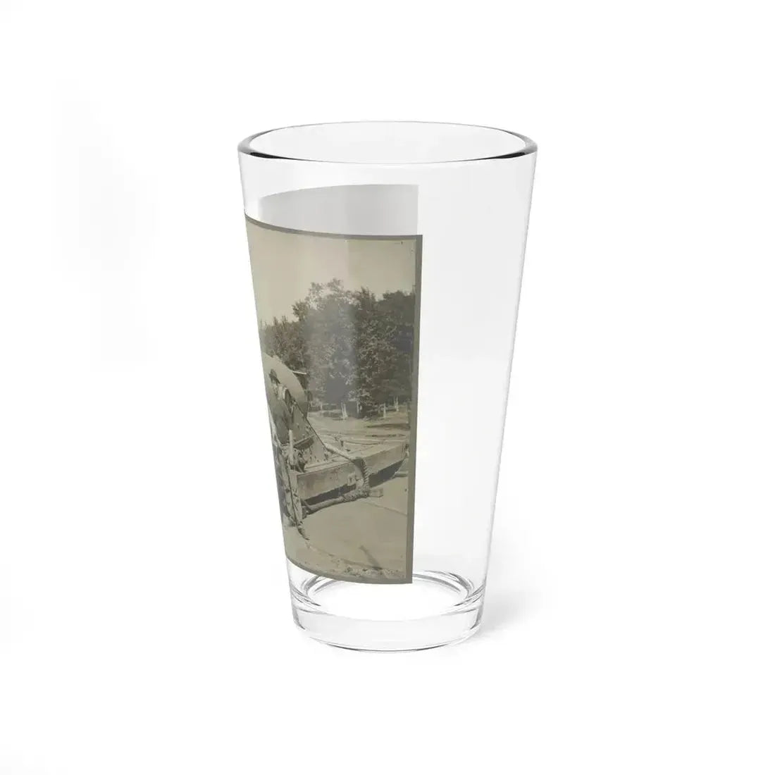 15 In. Gun Near Wash., D.C. Aug. 1865 (U.S. Civil War) Pint Glass 16oz - Go Mug Yourself