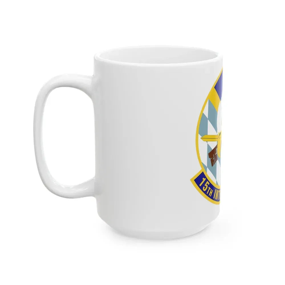 15 Intelligence Squadron ACC (U.S. Air Force) White Coffee Mug - Go Mug Yourself