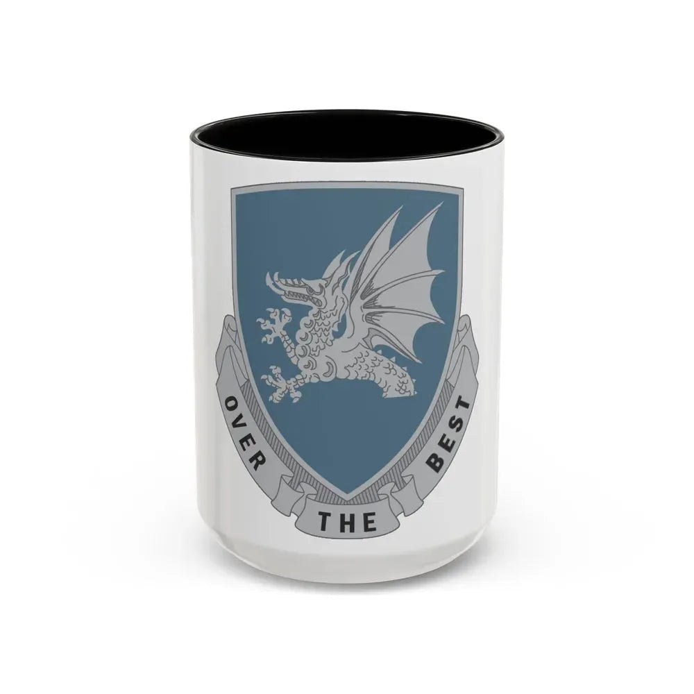15 Transportation Battalion (U.S. Army) Accent Coffee Mug 15oz Black - Go Mug Yourself