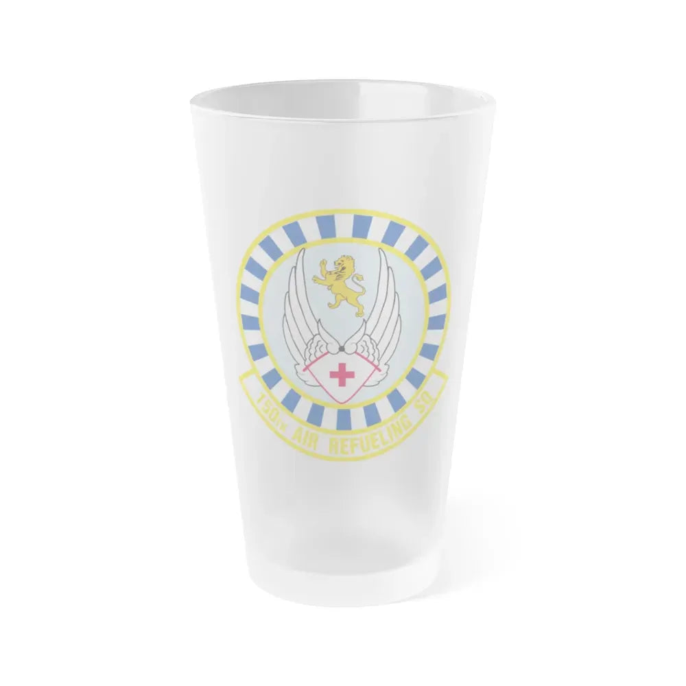 150 Air Refueling Squadron (U.S. Air Force) Frosted Pint Glass 16oz Default Title - Go Mug Yourself