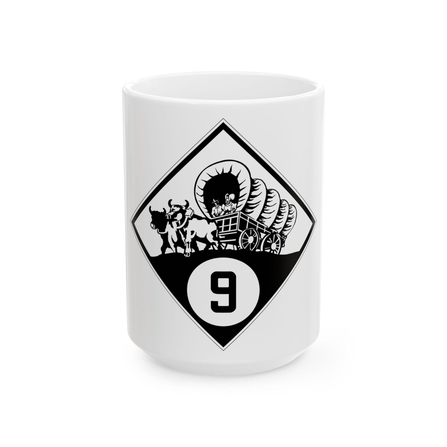 N-9 1926 (Nebraska) (Road Sign) White Coffee Mug