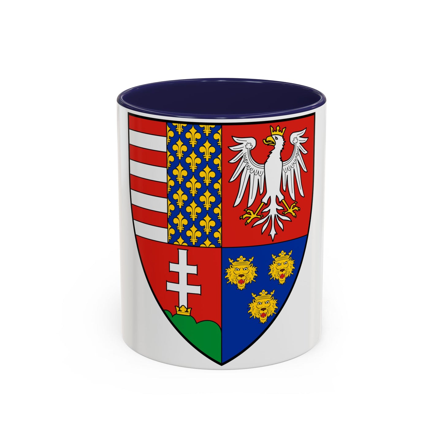 Coat of arms of Louis I of Hungary (1370) - Accent Coffee Mug
