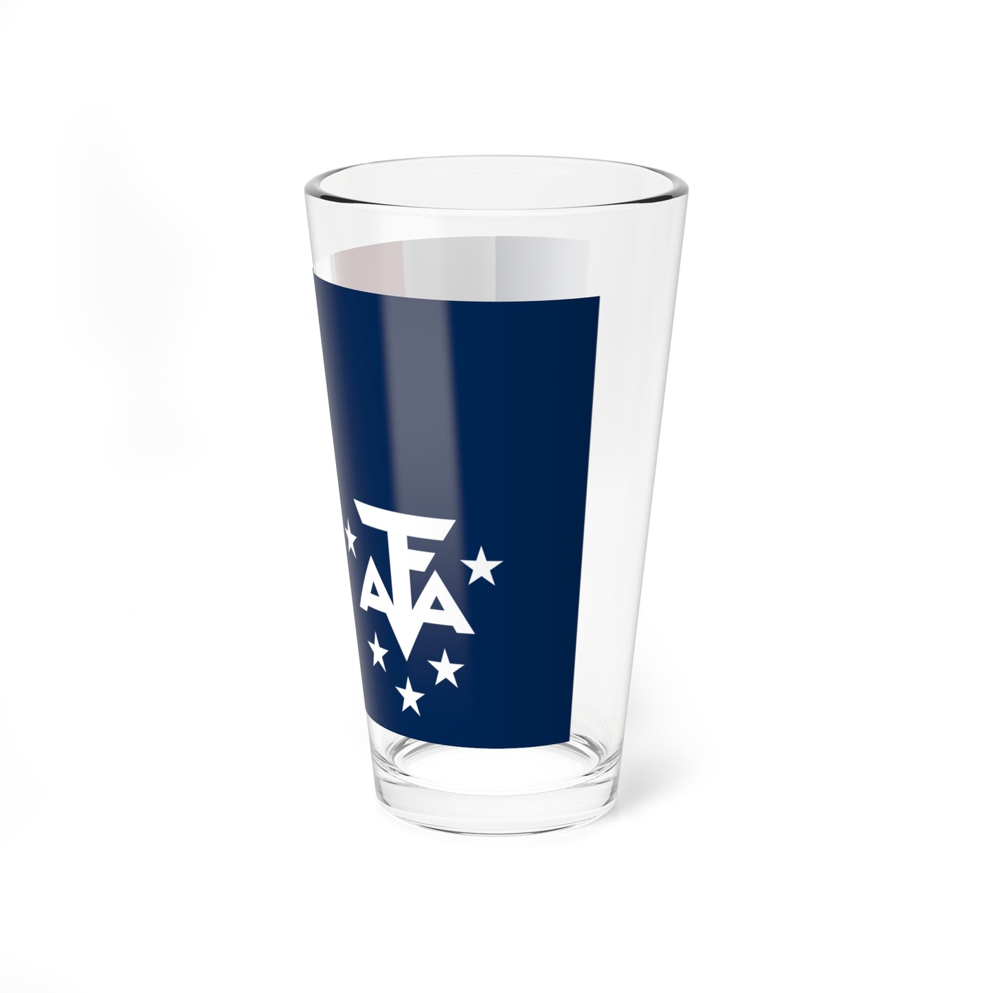 Flag of the French Southern and Antarctic Lands 2020 (France) Pint Glass 16oz