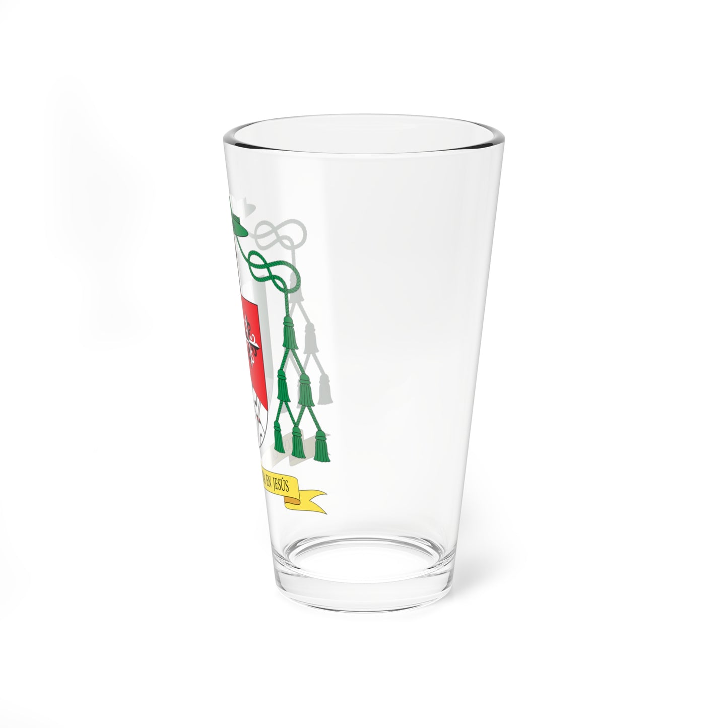 Escudo de David Martínez de Aguirre Guinea (Spain) (Coat of Arms) Pint Glass 16oz