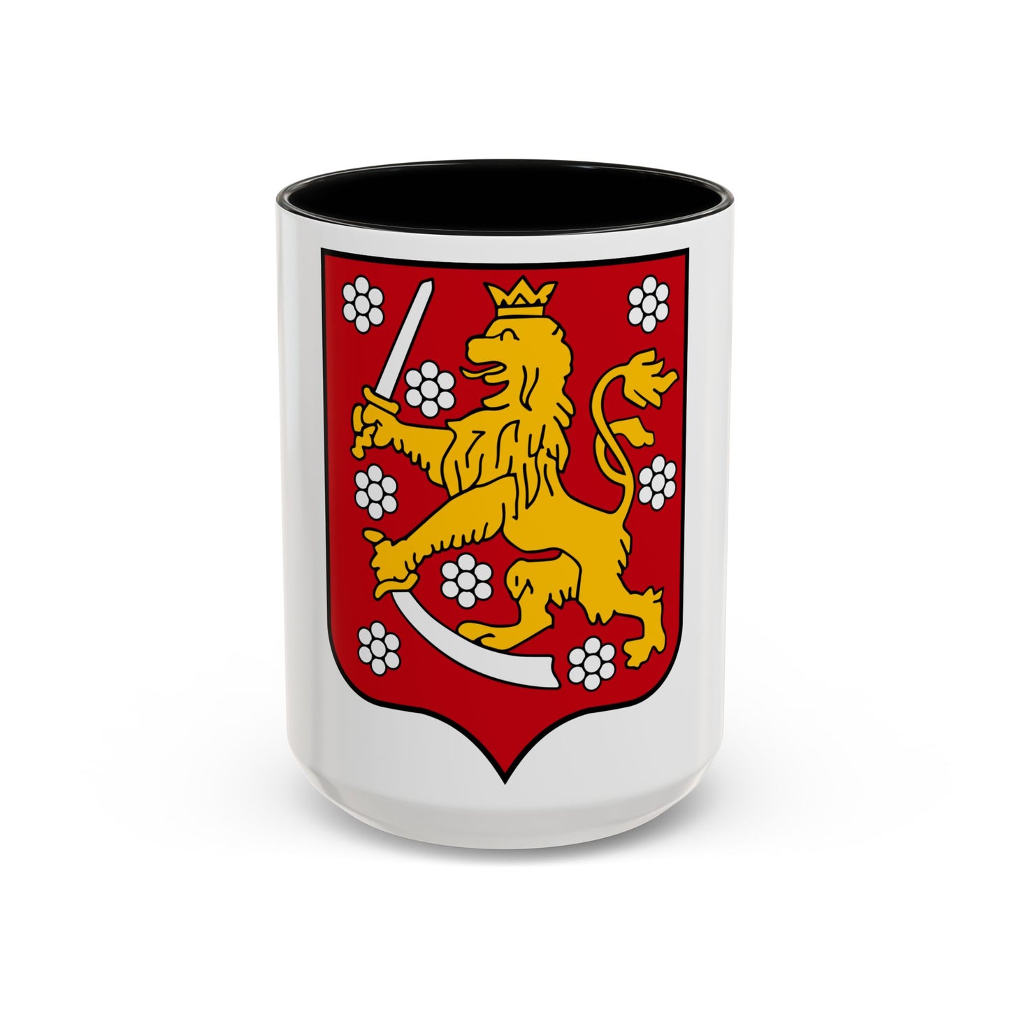 Coats of arms of the Grand Duchy of Finland - Accent Coffee Mug