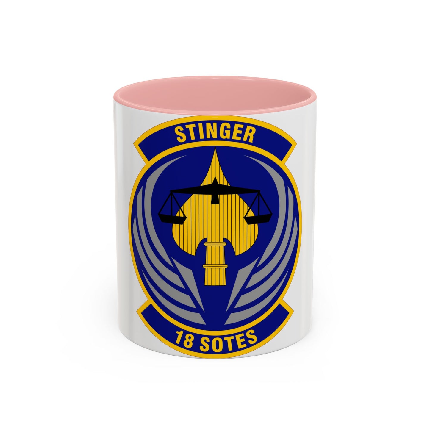 18 Special Operations Test and Evaluation Squadron AFSOC (U.S. Air Force) Accent Coffee Mug