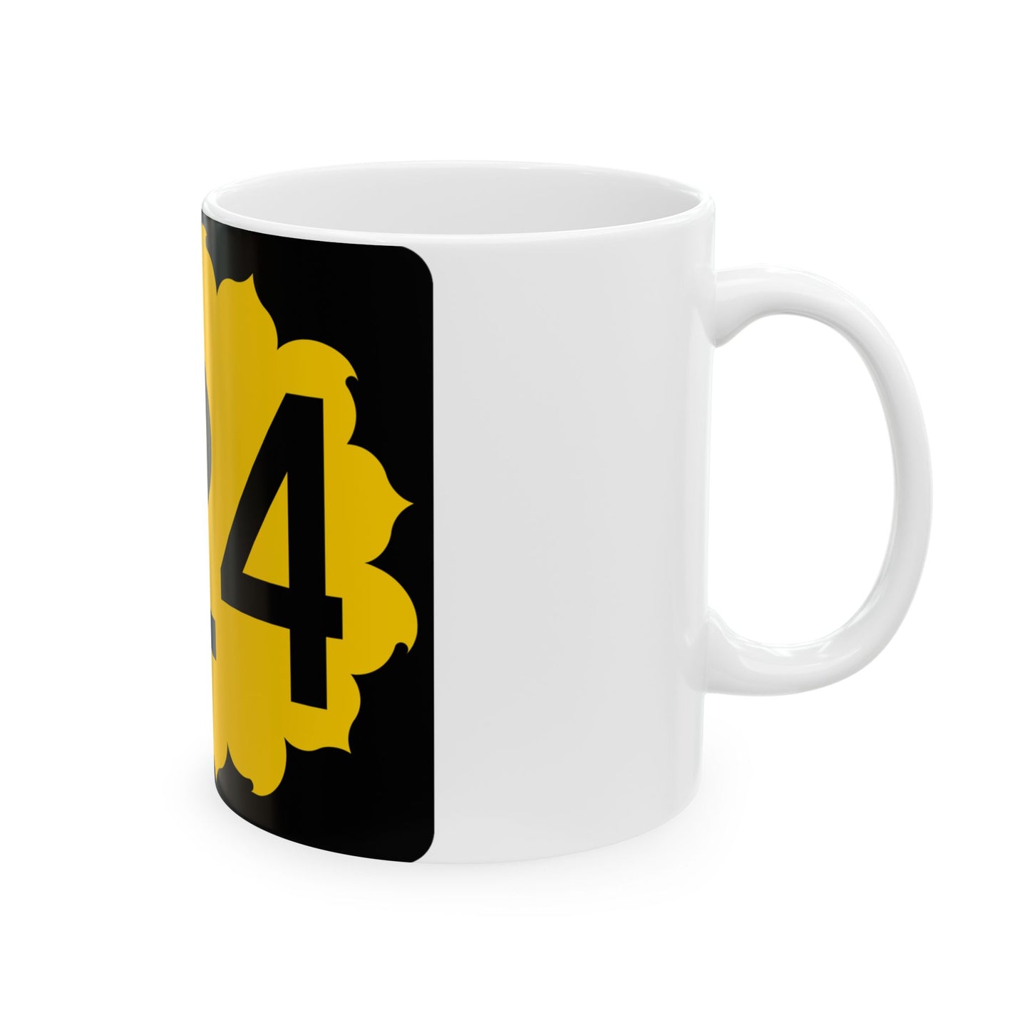 K-224 (Kansas) (Road Sign) White Coffee Mug