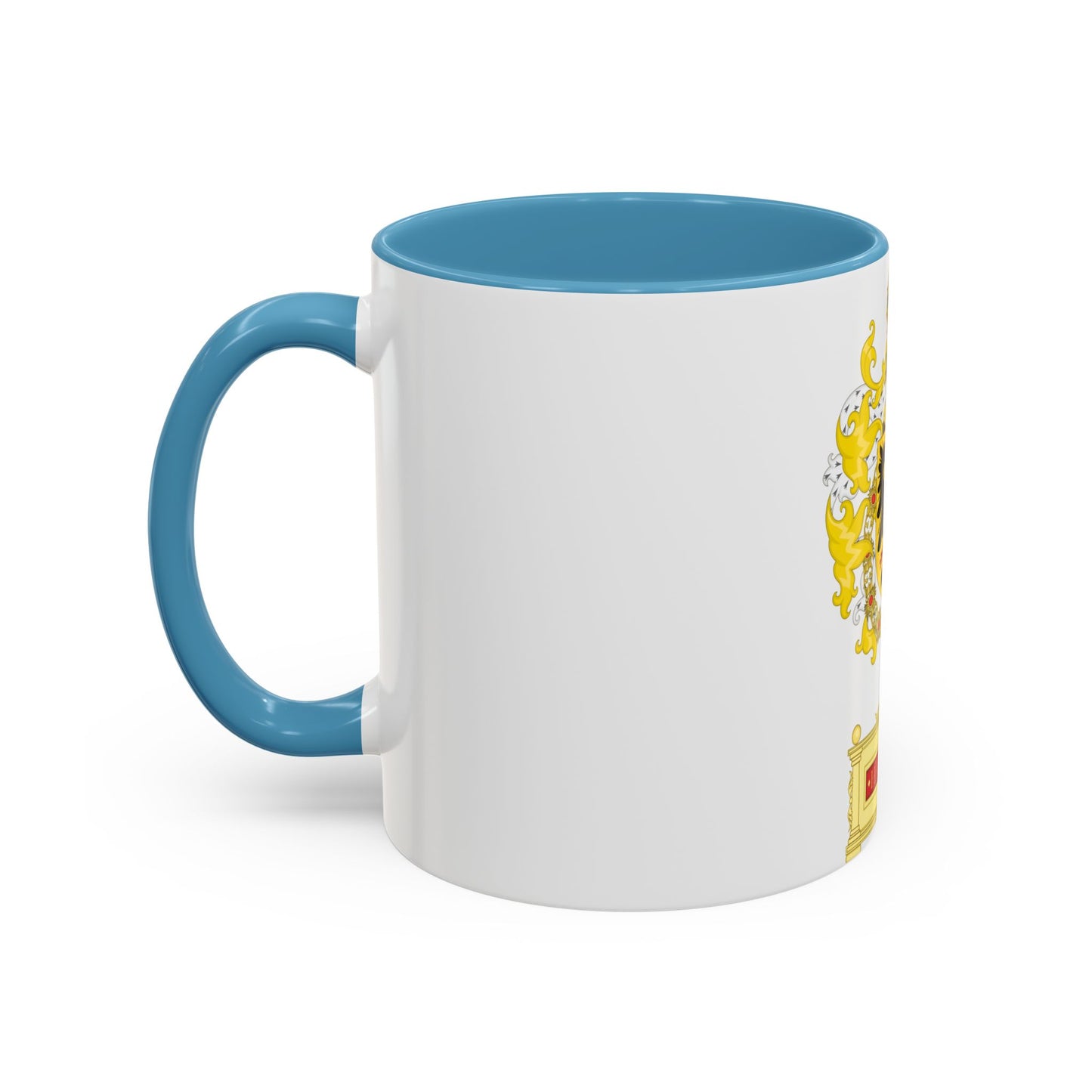 Ornamented Coat of Arms of Maximilian I, Holy Roman Emperor - Accent Coffee Mug