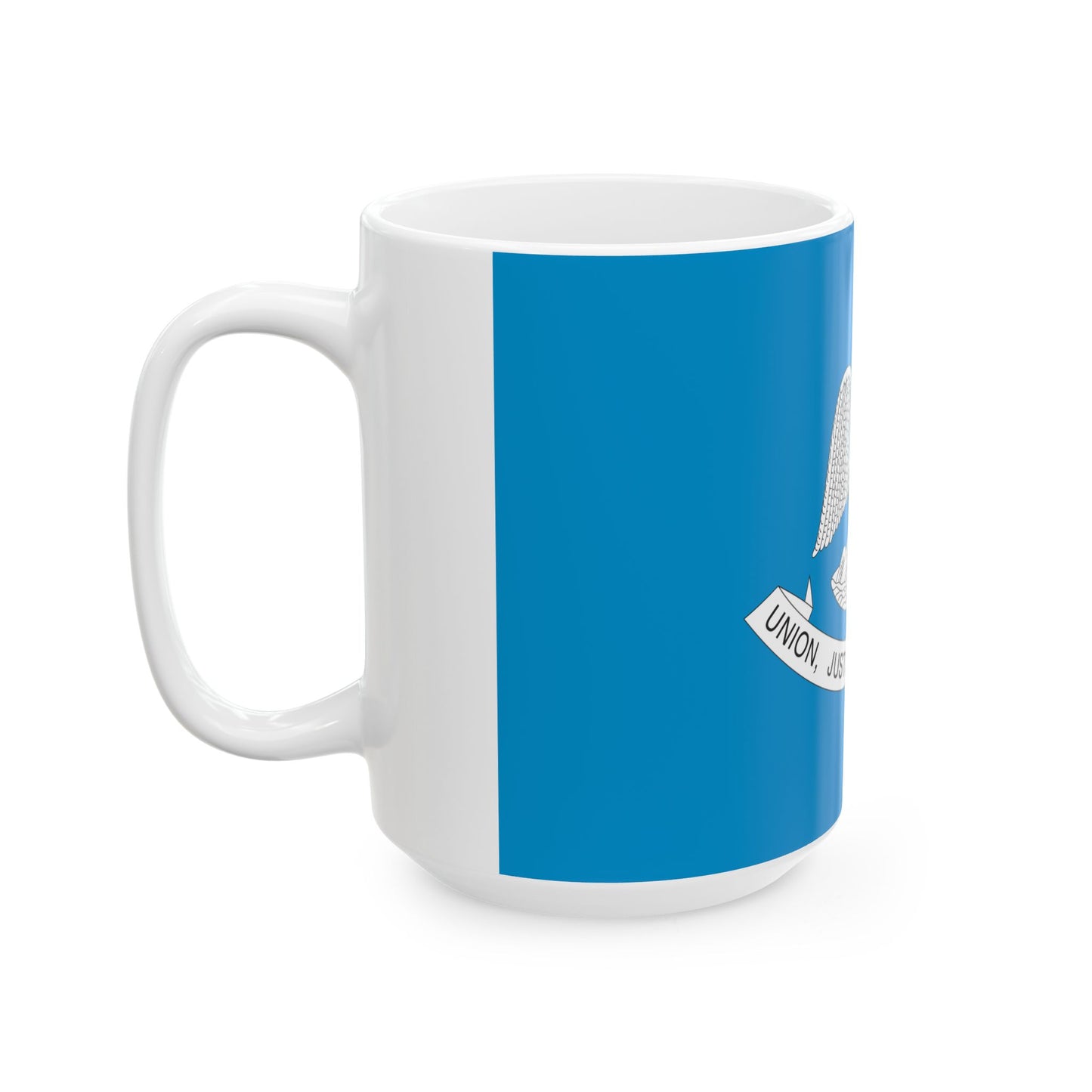 Louisiana Pelican Flag 1912 (United States) White Coffee Mug