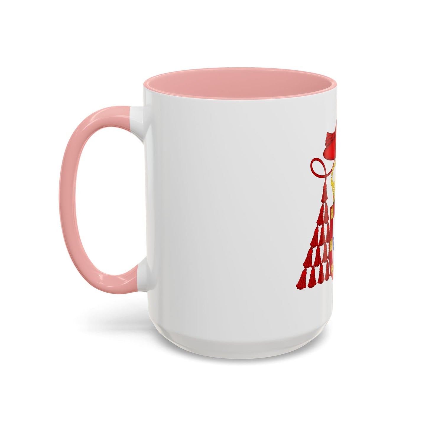 Ornamented Royal Coat of Arms of Cardinal Henry I of Portugal - Accent Coffee Mug