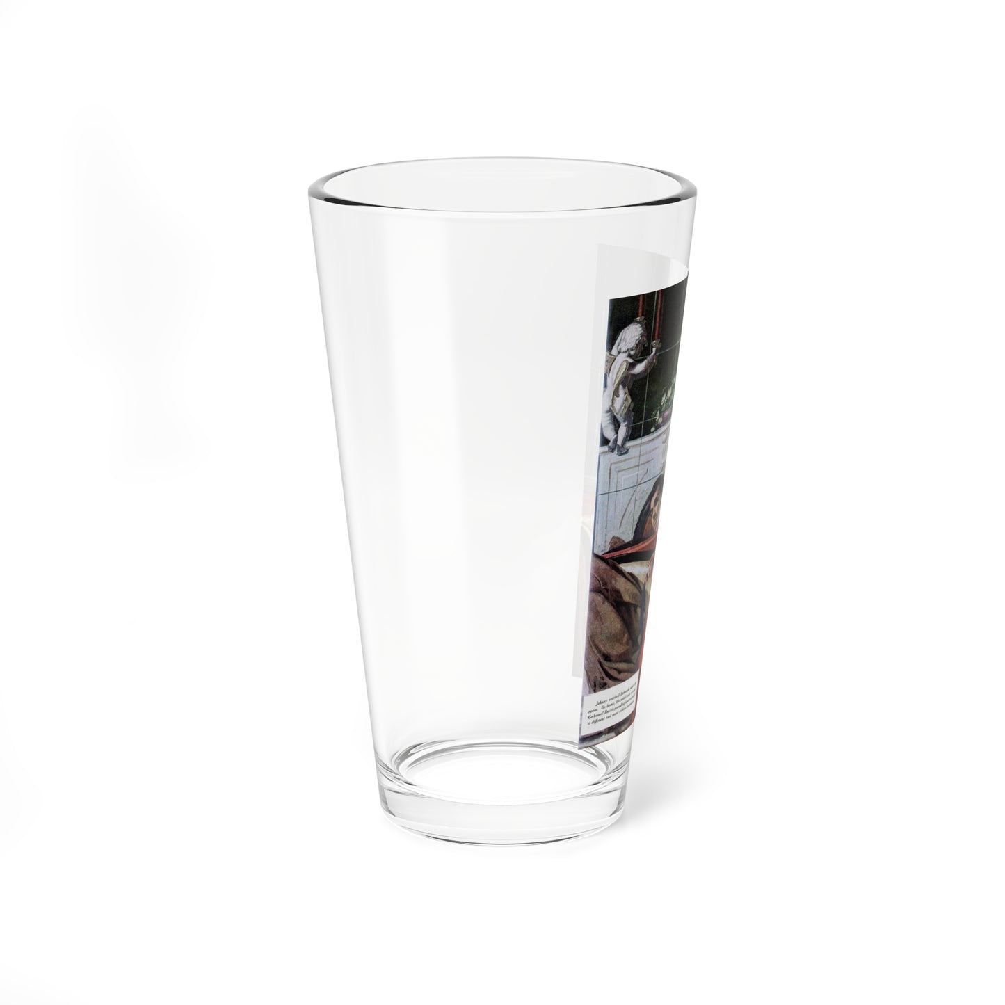 Once Before in the Moonlight (Pt. 2-1), Redbook, July 1948 (Magazine Illustration) Pint Glass 16oz