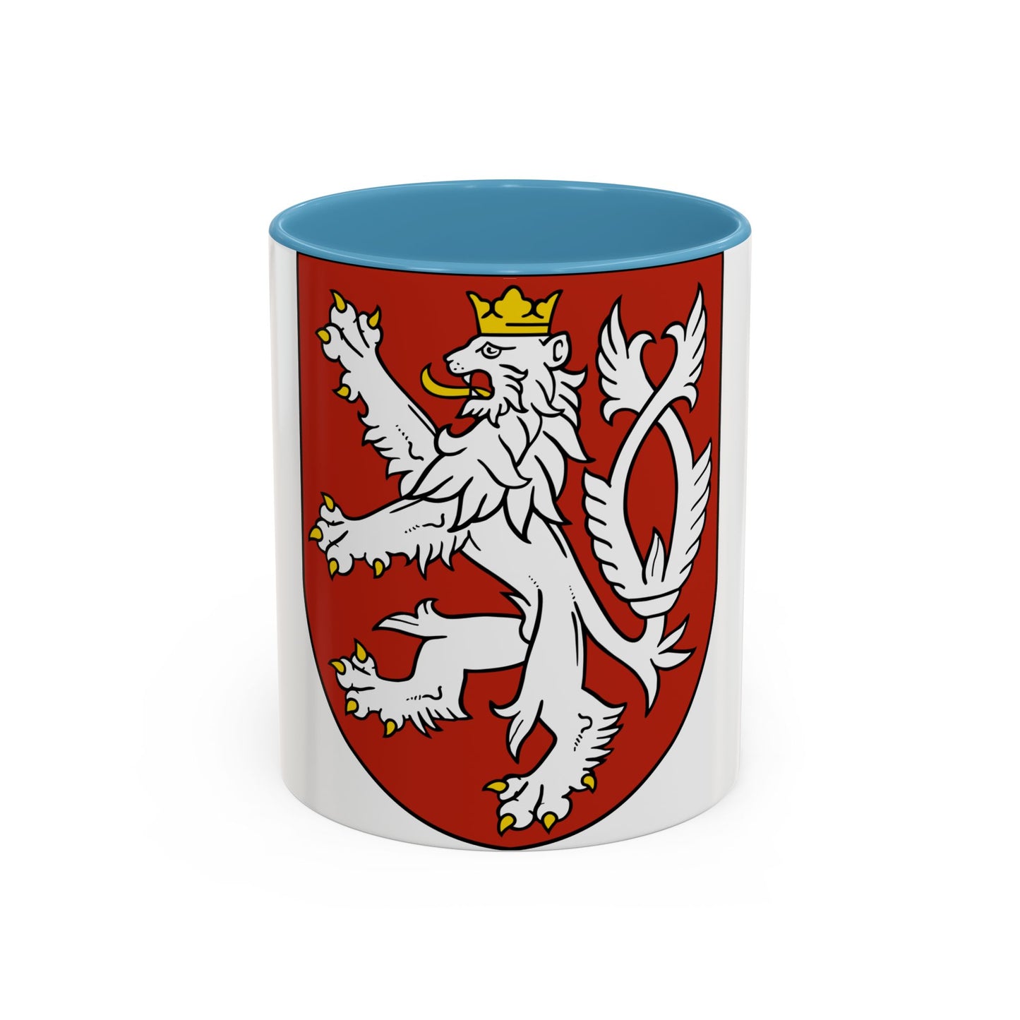 Small coat of arms of the Czech Republic - Accent Coffee Mug