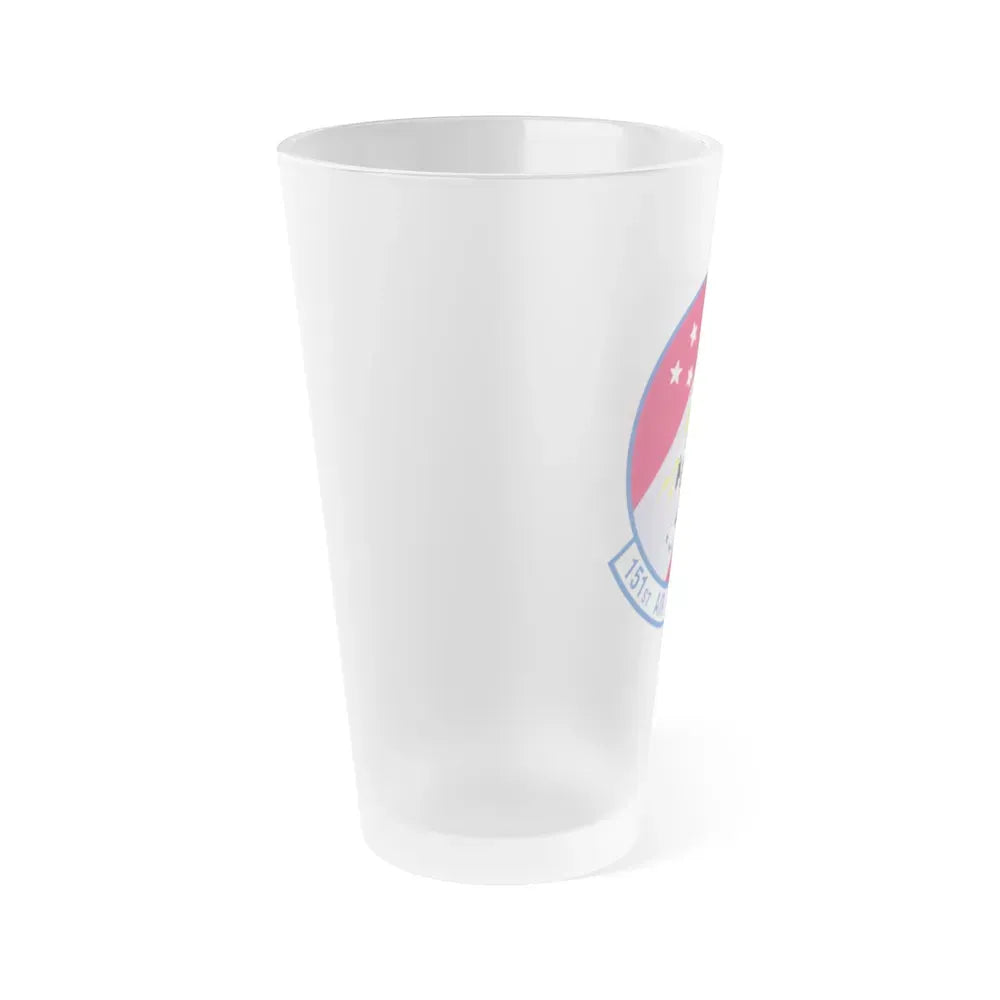 151 Air Refueling Squadron (U.S. Air Force) Frosted Pint Glass 16oz - Go Mug Yourself