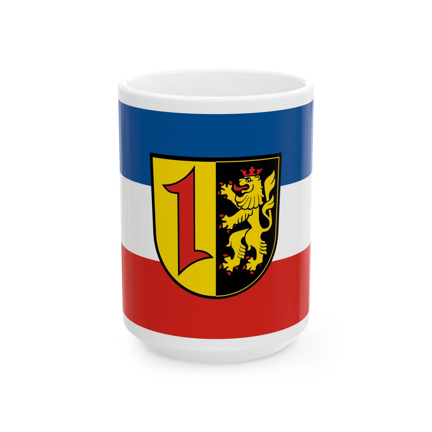 Querflagge Mannheim (Germany) White Coffee Mug