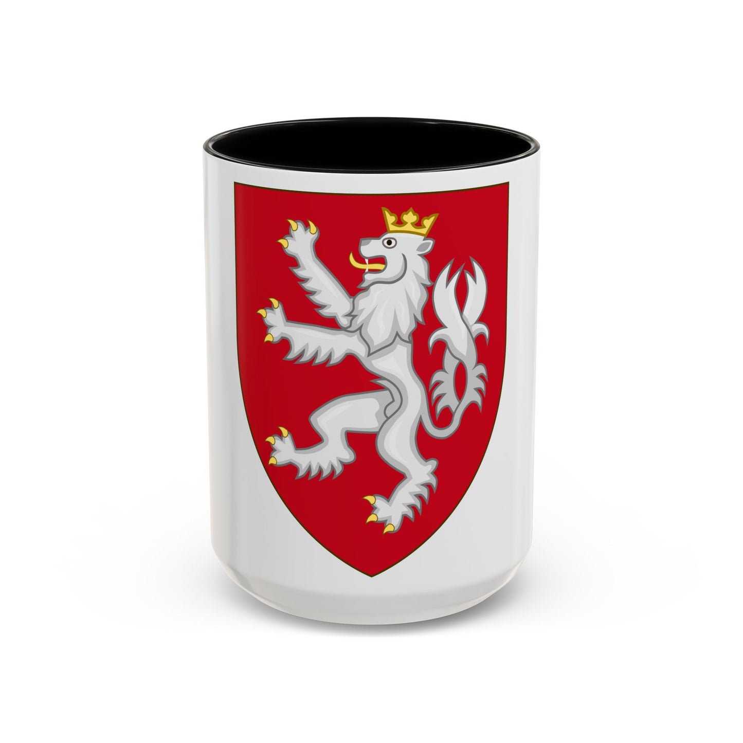 Coat of arms of the House of Luxembourg-Bohemia - Accent Coffee Mug
