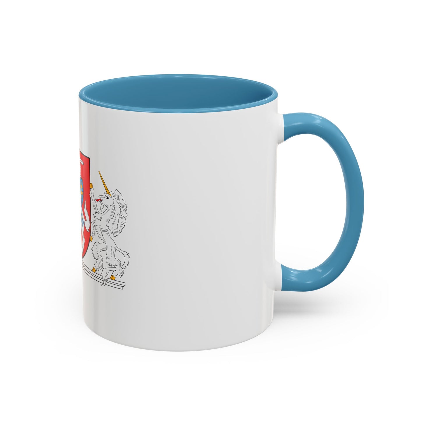Coat of arms of the President of Lithuania - Accent Coffee Mug