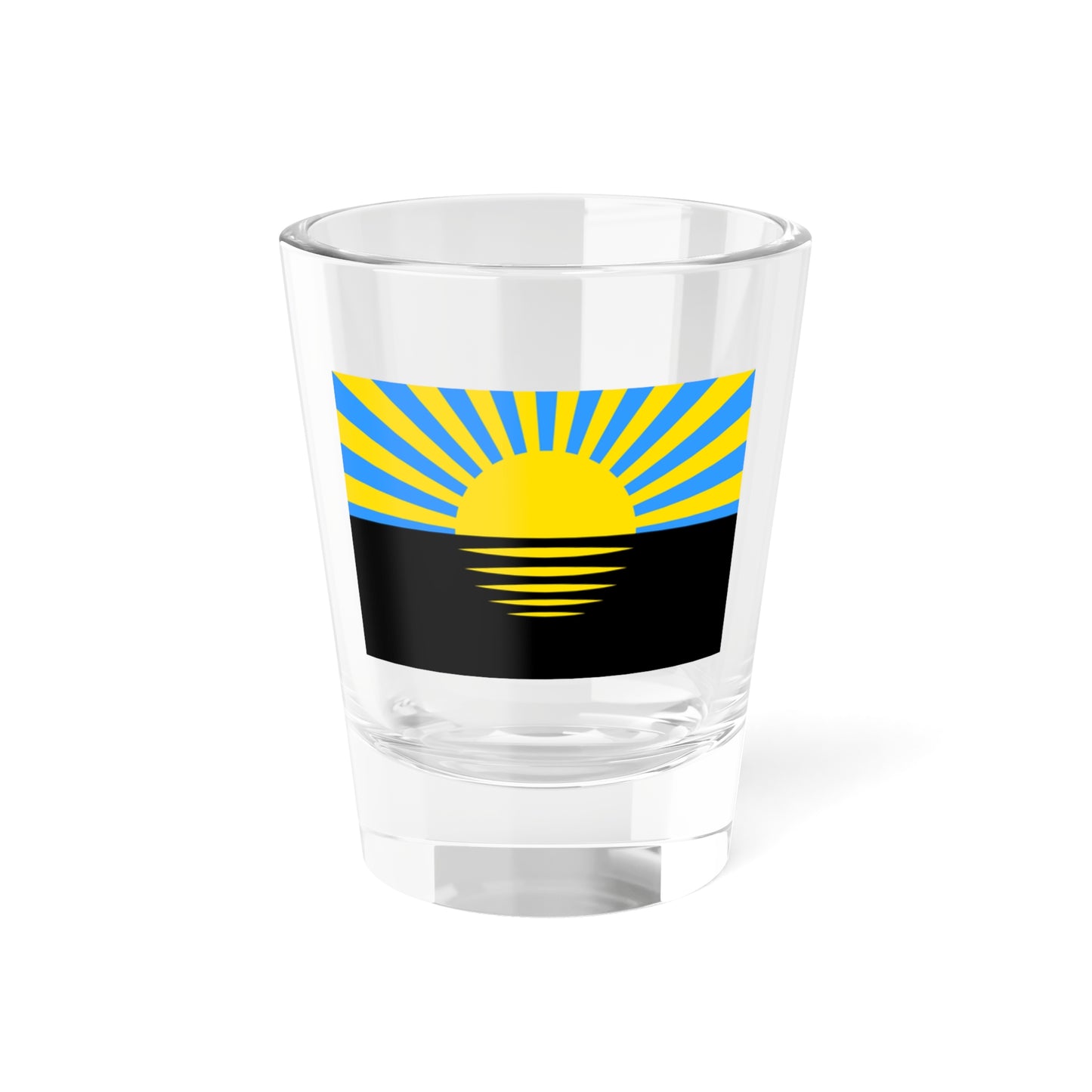 Flag of Donetsk Oblast Ukraine - Shot Glass 1.5oz