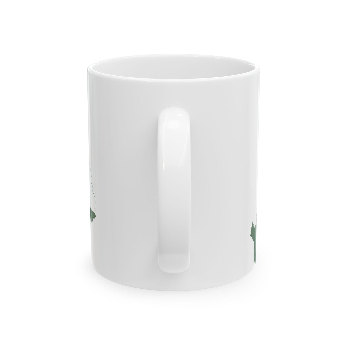 Flag-map of Greater Hungary (Hungary) White Coffee Mug