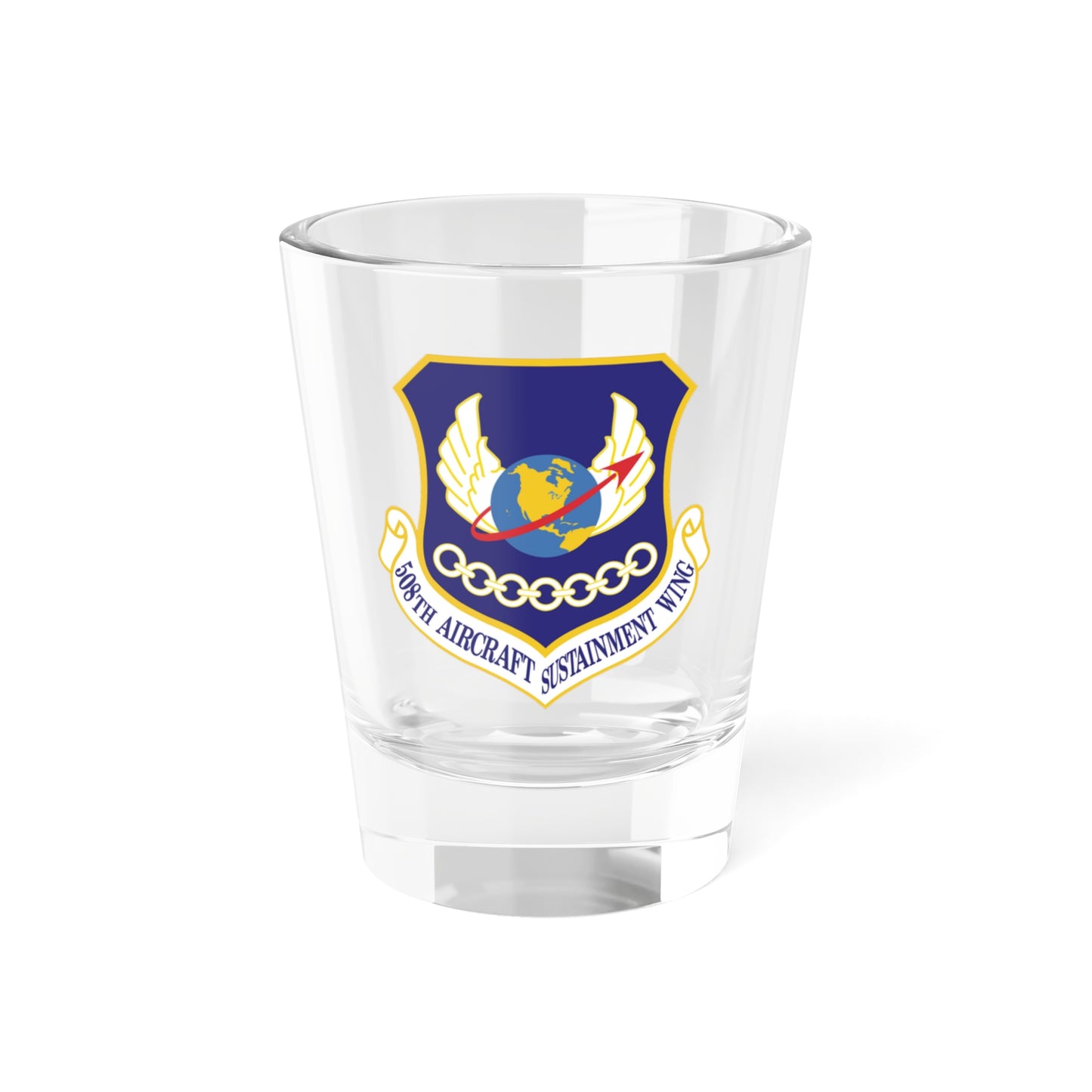 508th Aircraft Sustainment Wing (U.S. Air Force) Shot Glass 1.5oz