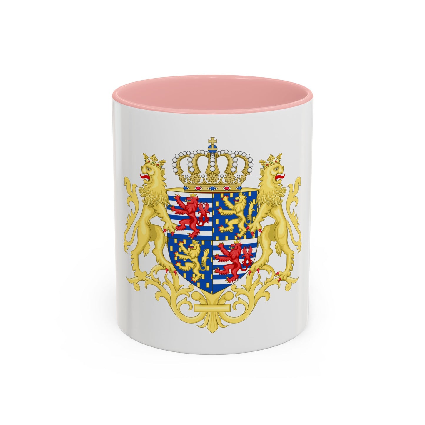 Middle coat of arms of the Grand Duke of Luxembourg (2000) - Accent Coffee Mug