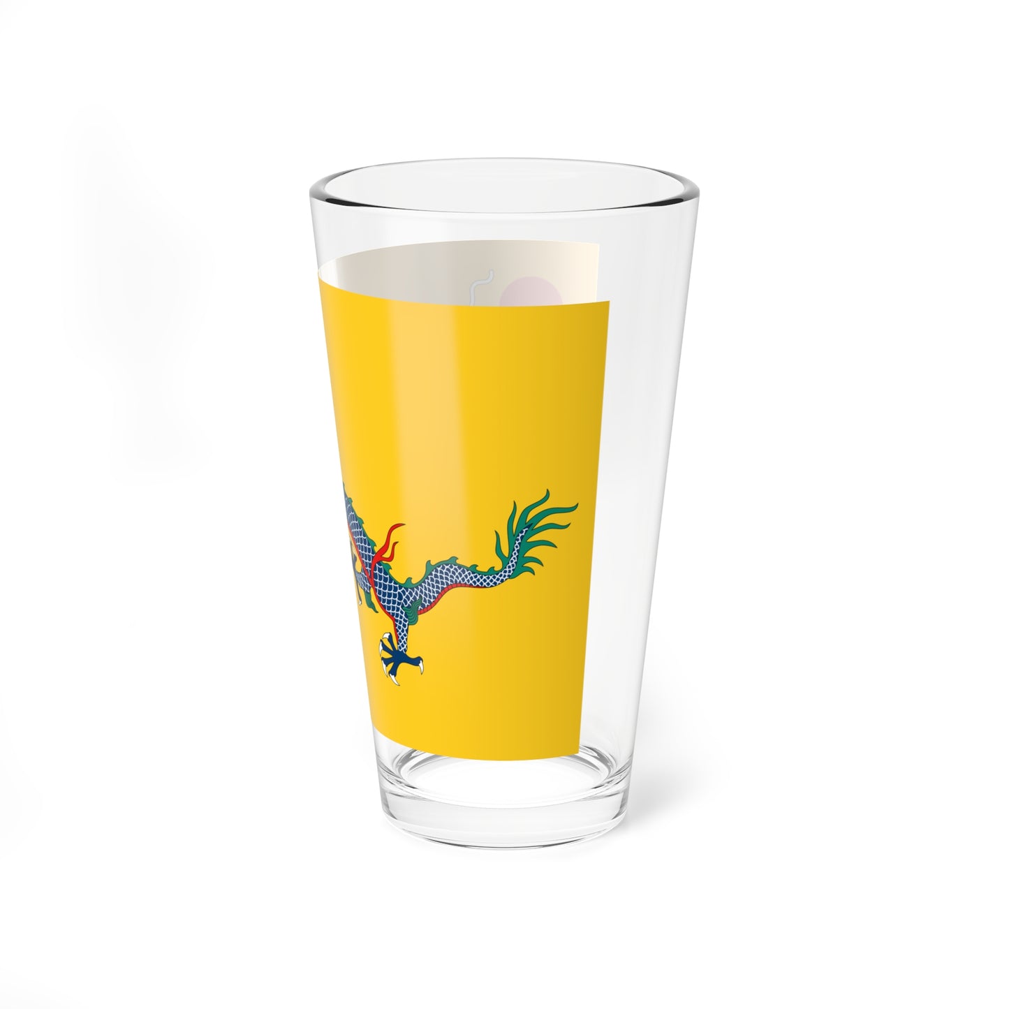 Flag of China 1889-1912 (China) Pint Glass 16oz