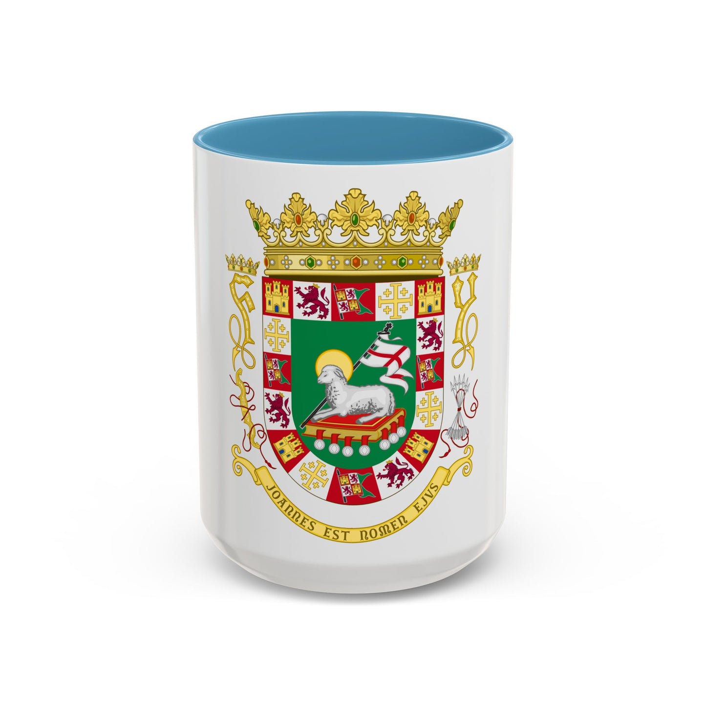 Coat of arms of the Commonwealth of Puerto Rico - Accent Coffee Mug