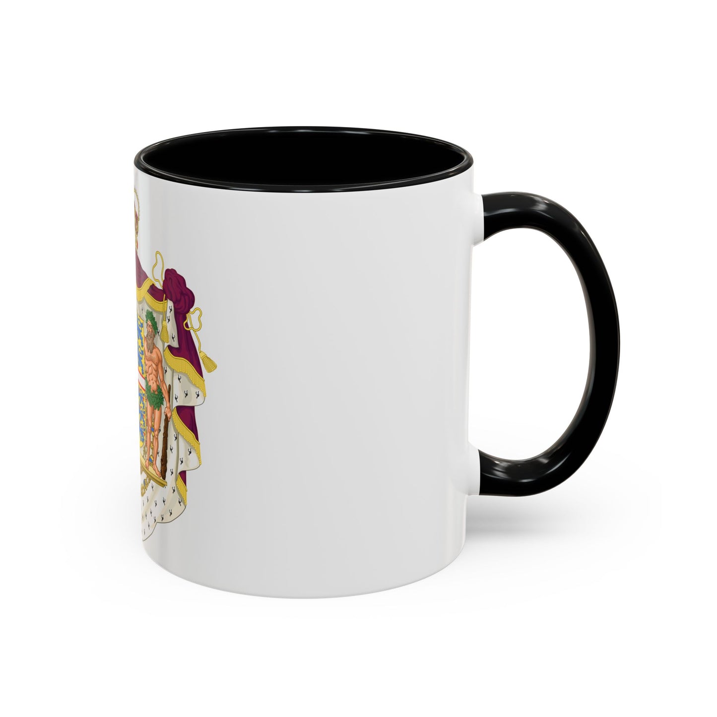 Coat of arms of the Crown Prince of Denmark - Accent Coffee Mug