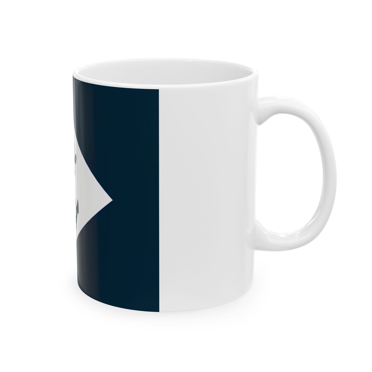 Infantry battalion flag of the United States Navy (United States) White Coffee Mug