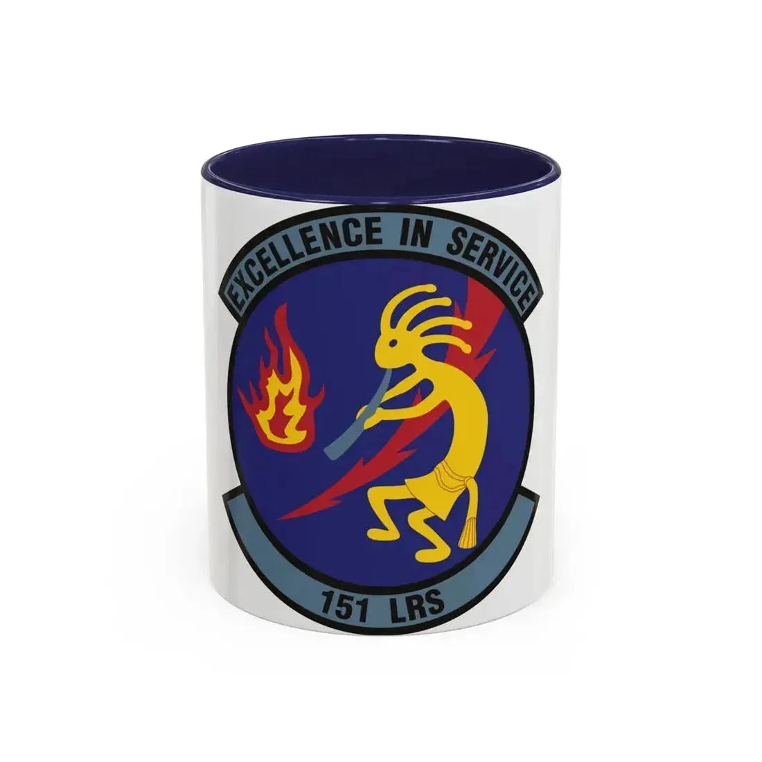 151st Logistics Readiness Squadron (U.S. Air Force) Accent Coffee Mug 11oz Navy - Go Mug Yourself