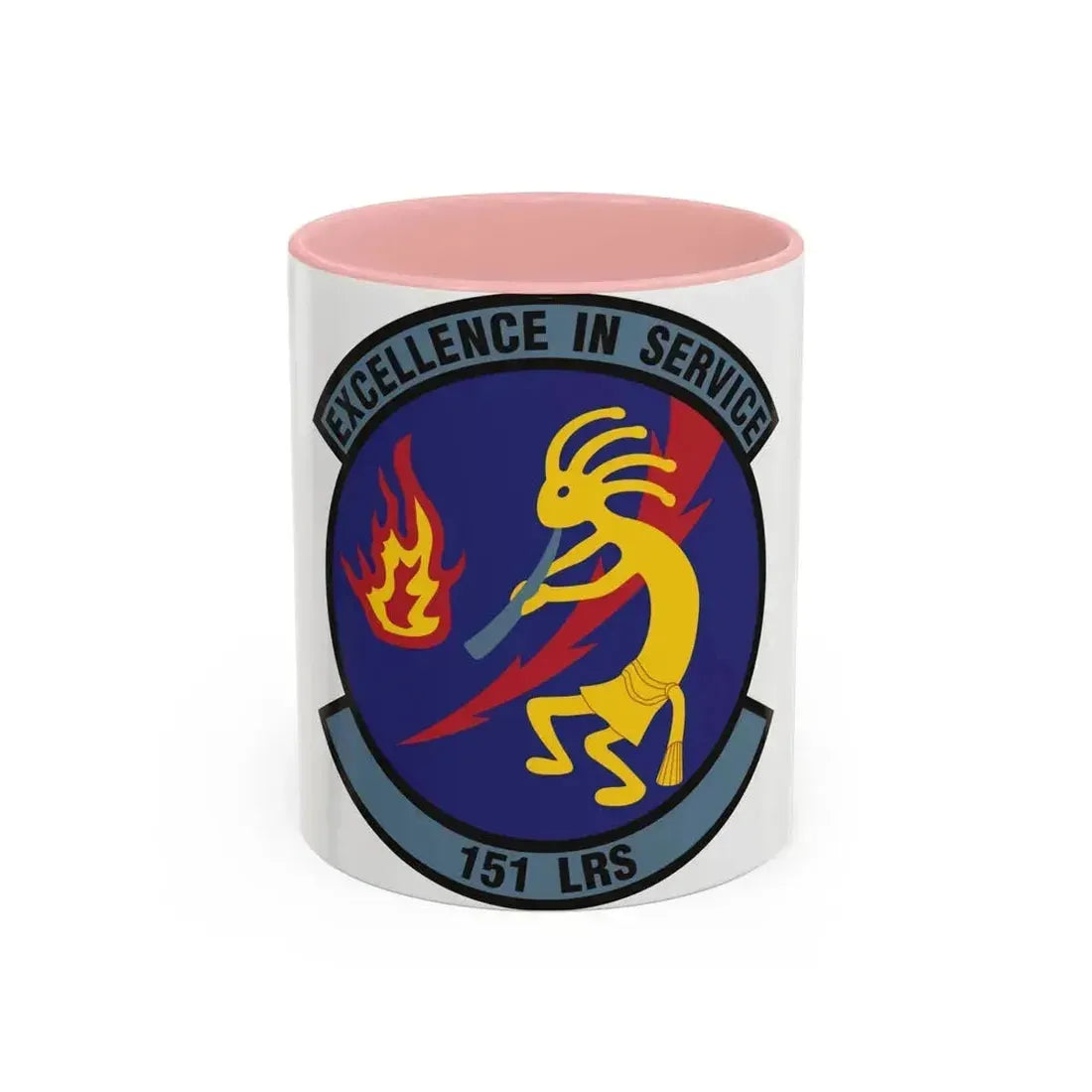 151st Logistics Readiness Squadron (U.S. Air Force) Accent Coffee Mug 11oz Pink - Go Mug Yourself