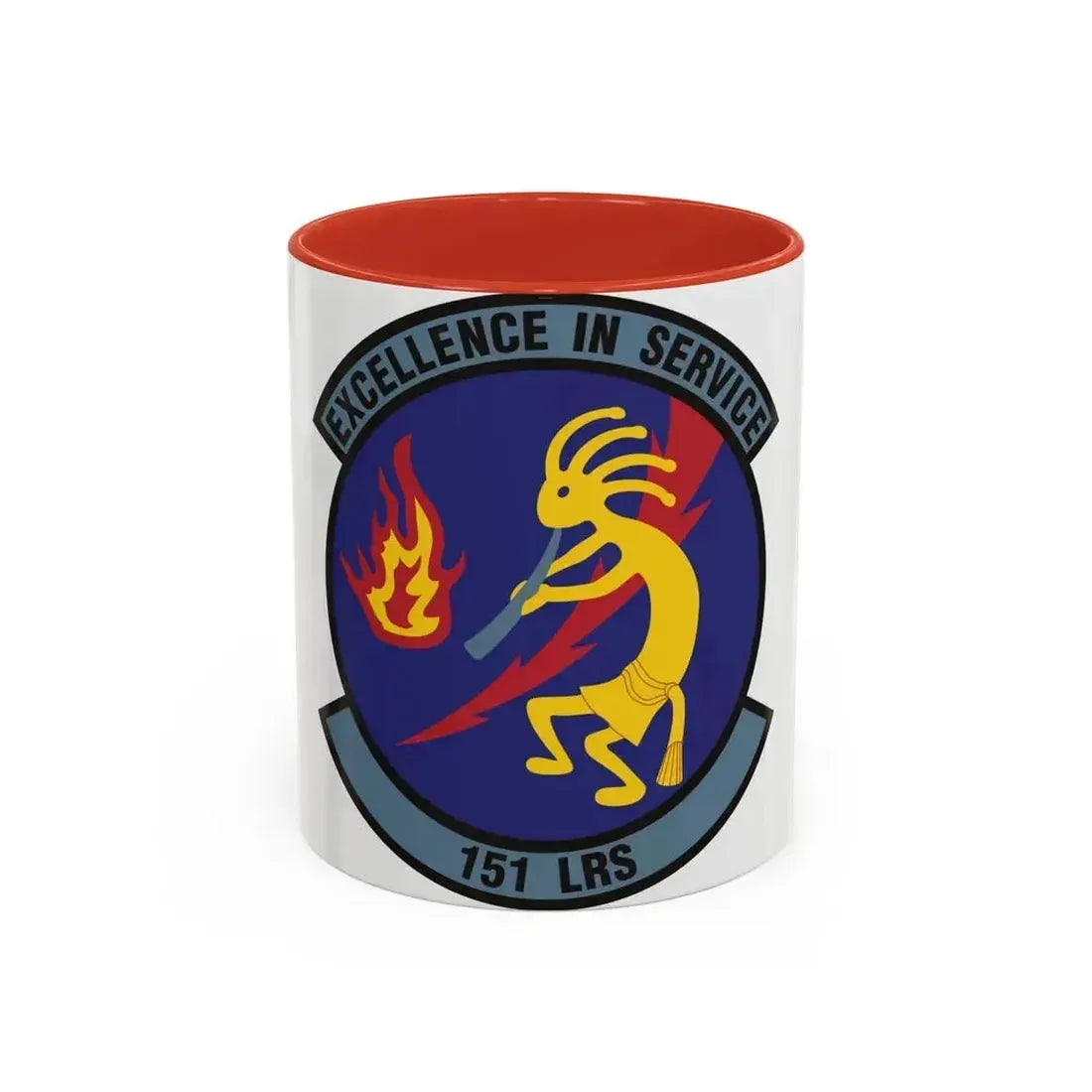 151st Logistics Readiness Squadron (U.S. Air Force) Accent Coffee Mug 11oz Red - Go Mug Yourself