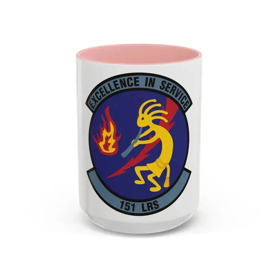 151st Logistics Readiness Squadron (U.S. Air Force) Accent Coffee Mug 15oz Pink - Go Mug Yourself
