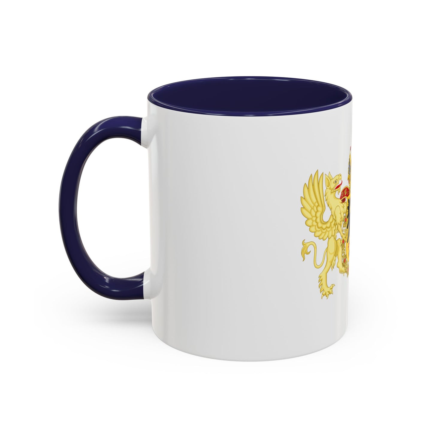 Ornamented Coat of Arms of Maximilian II, Holy Roman Emperor - Accent Coffee Mug