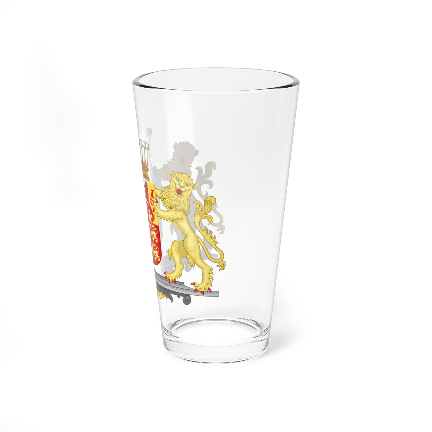 Achievement of Nassau Siegen protestant branch Princely Counts (Netherlands) (Coat of Arms) Pint Glass 16oz