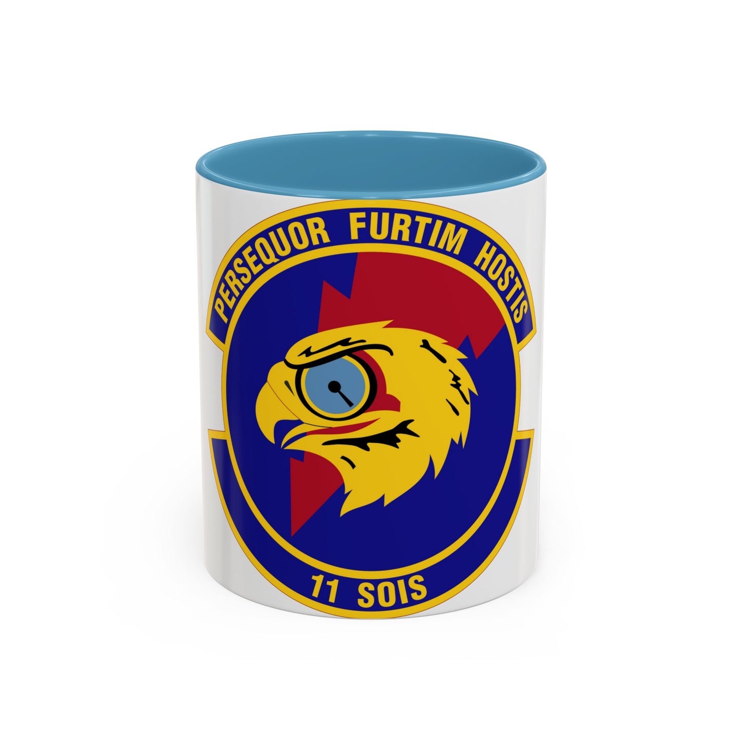11 Special Operations Intelligence Squadron AFSOC (U.S. Air Force) Accent Coffee Mug
