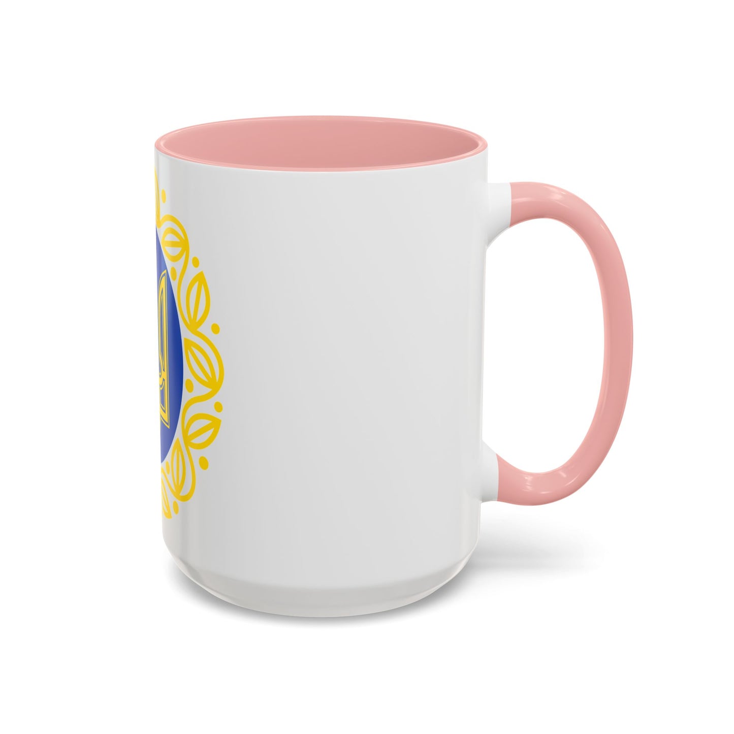 Coat of arms of Ukrainian People's Republic - Accent Coffee Mug
