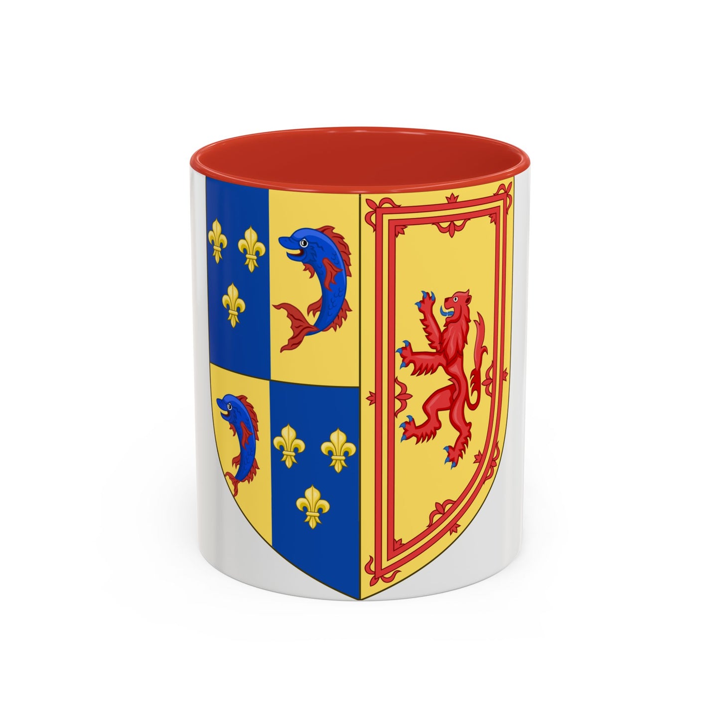 Royal Arms of the Kingdom of Scotland (1558) - Accent Coffee Mug