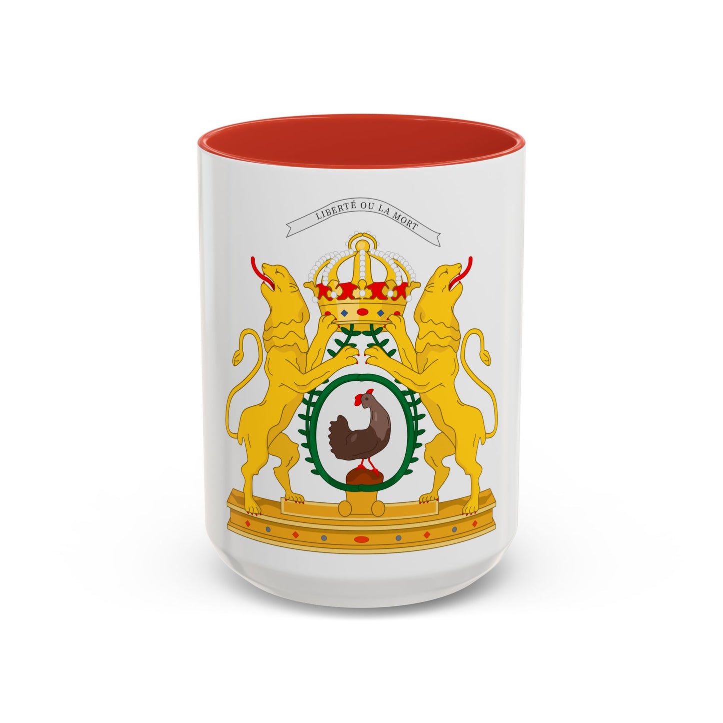 Coat of arms of the First Empire of Haiti - Accent Coffee Mug