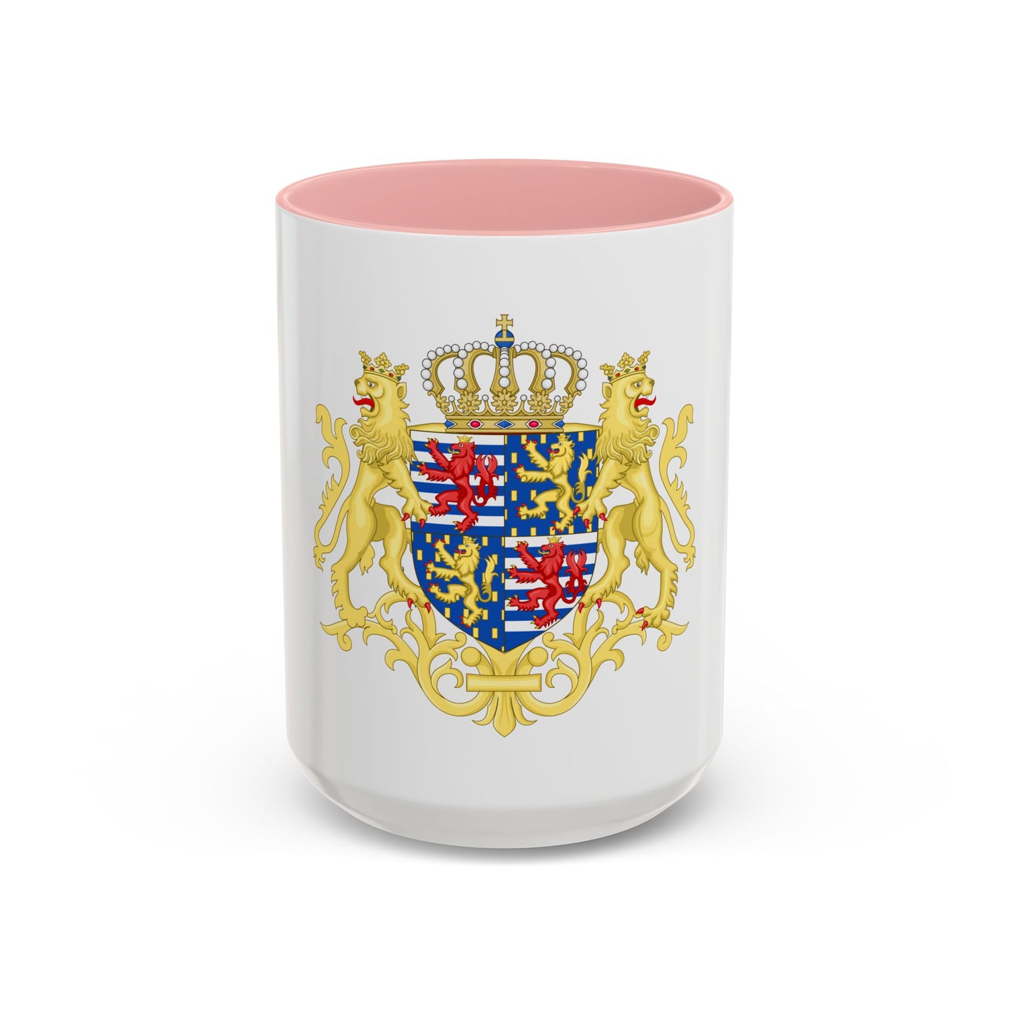 Middle coat of arms of the Grand Duke of Luxembourg (2000) - Accent Coffee Mug