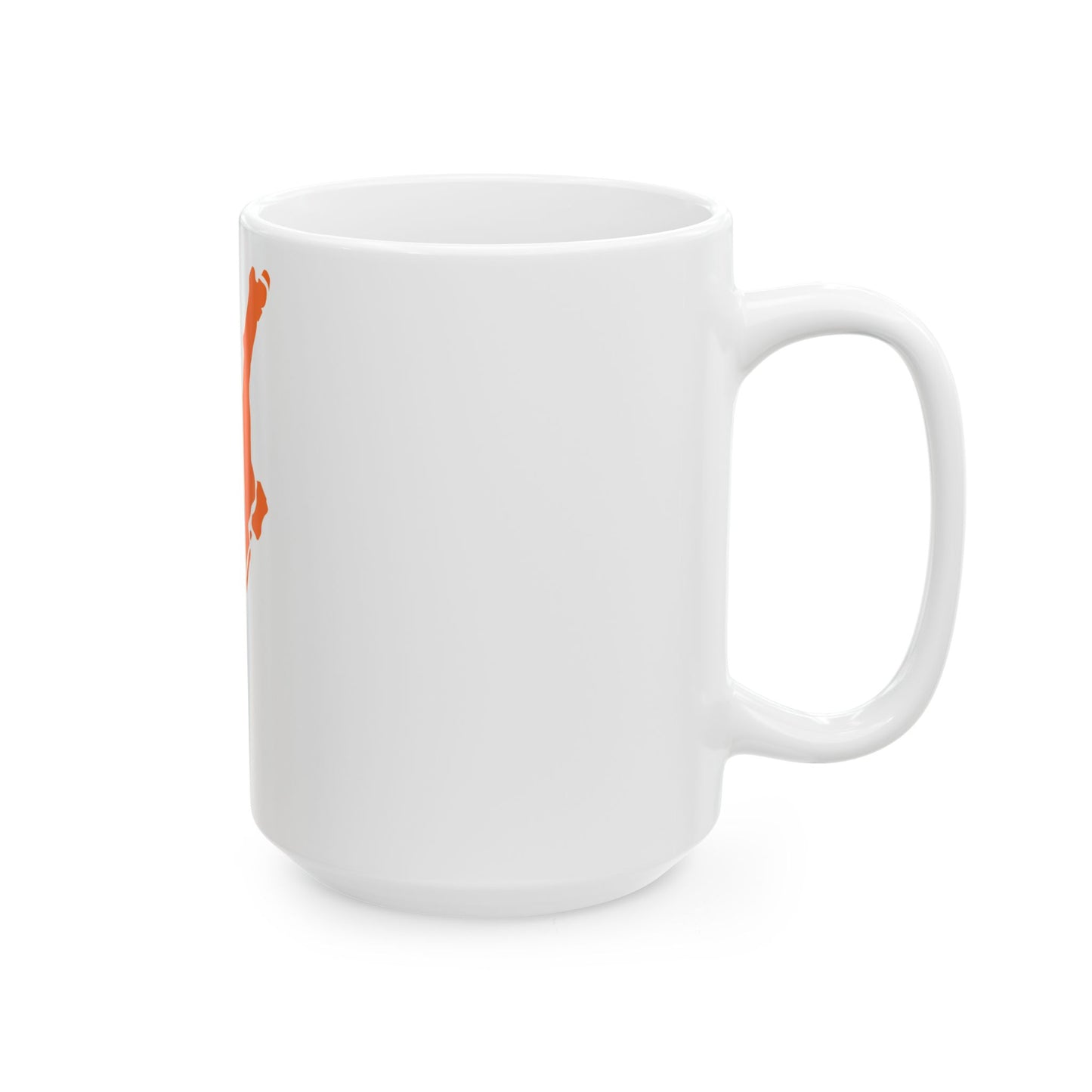 Flag-map of New York County New York (United States) White Coffee Mug