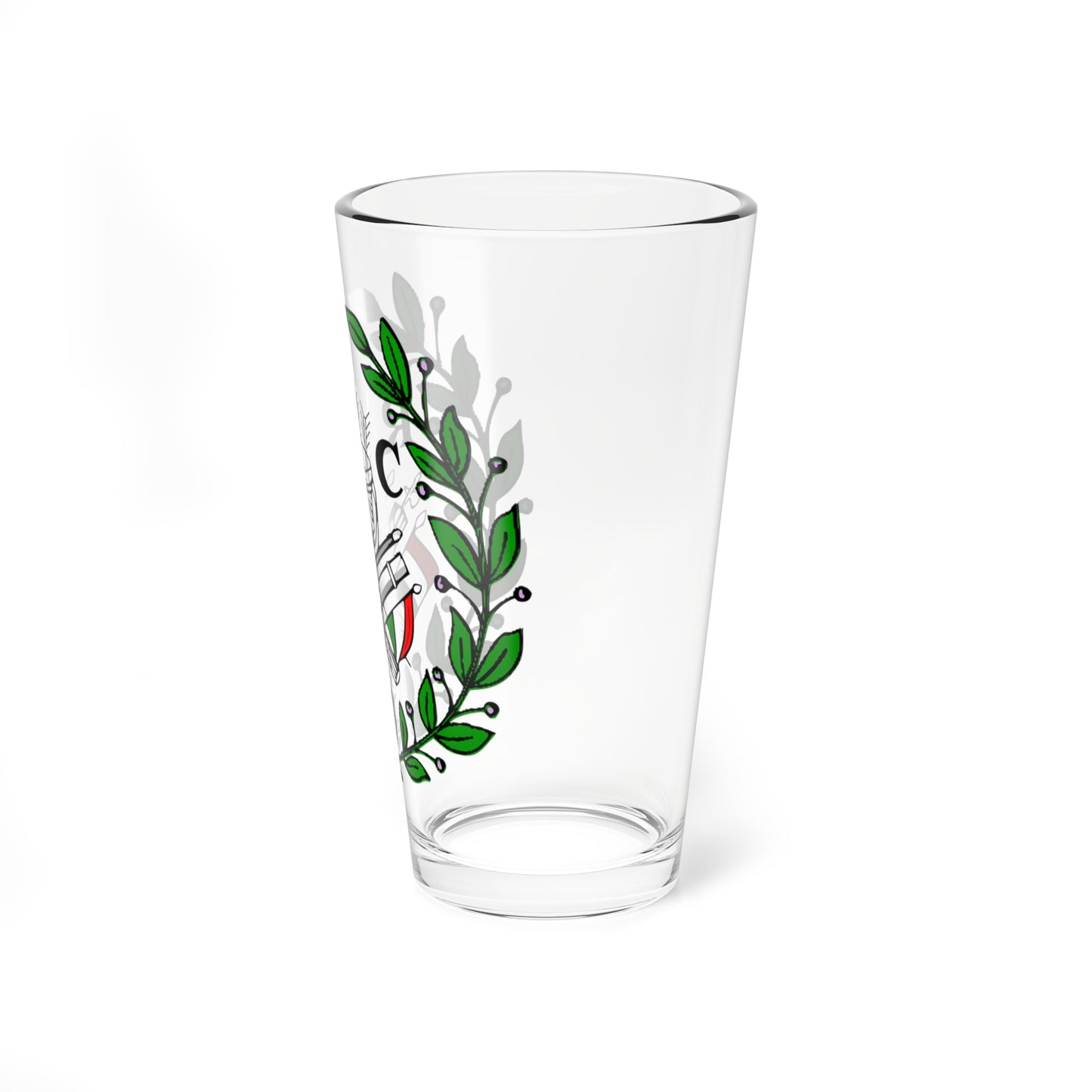 Emblem of Cispadane Republic (Italy) (Coat of Arms) Pint Glass 16oz