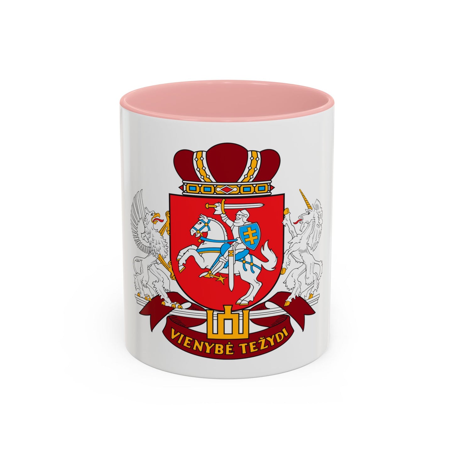 Coat of arms of the Seimas of Lithuania - Accent Coffee Mug