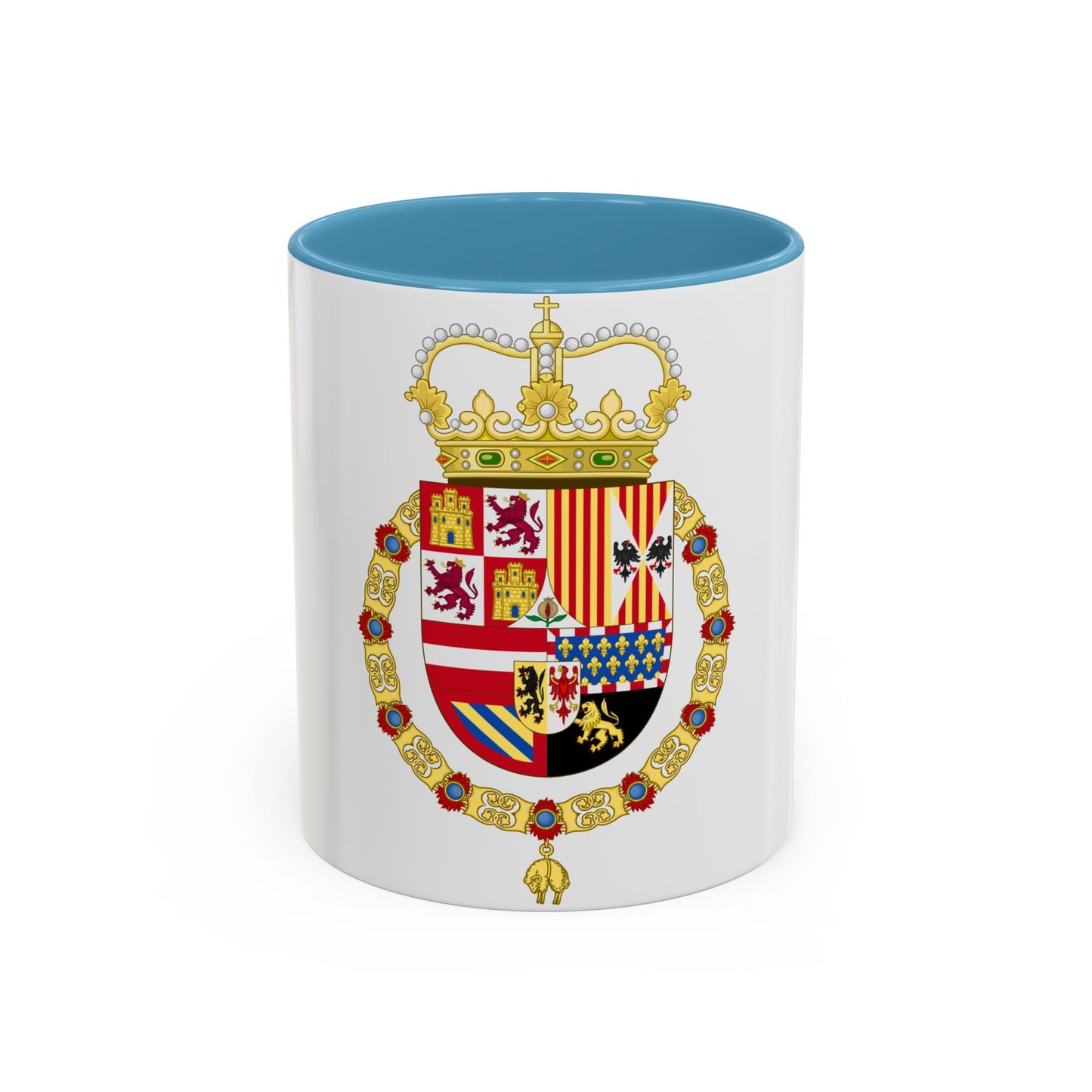 Coat of Arms of Charles II of Spain (1668-1700) - Accent Coffee Mug