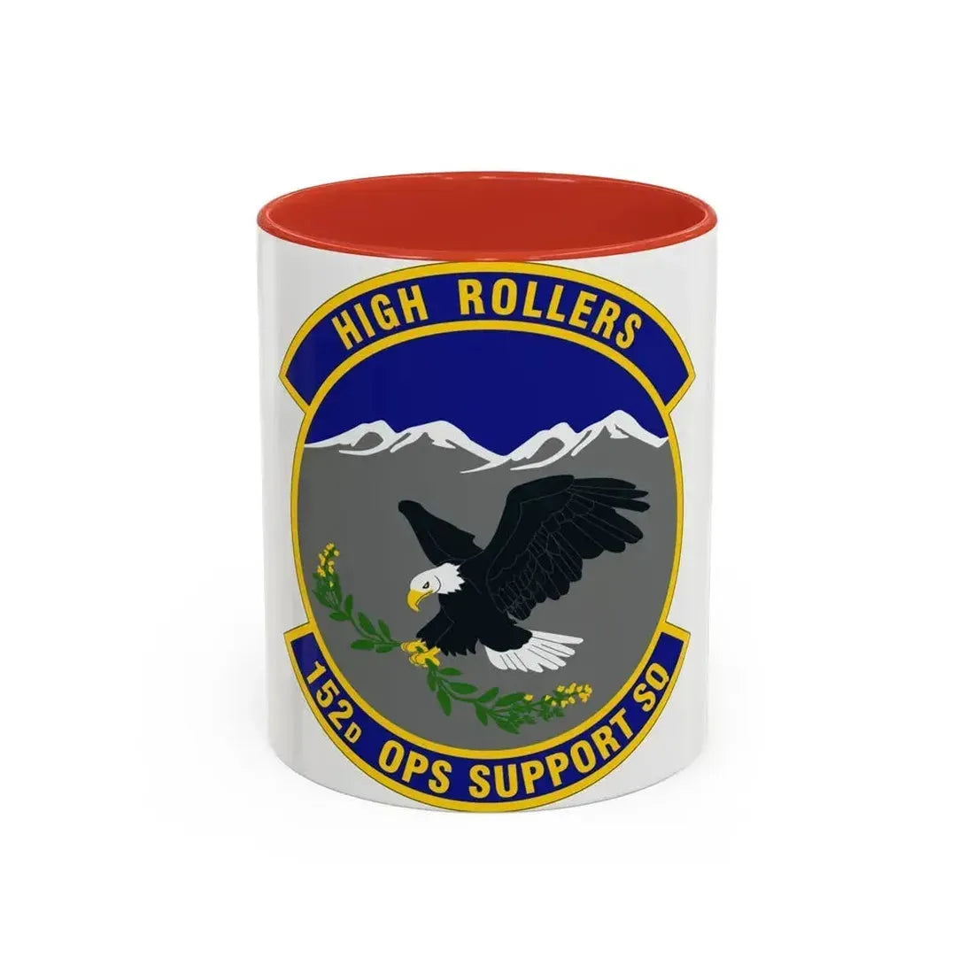 152d Operations Support Squadron (U.S. Air Force) Accent Coffee Mug 11oz Red - Go Mug Yourself