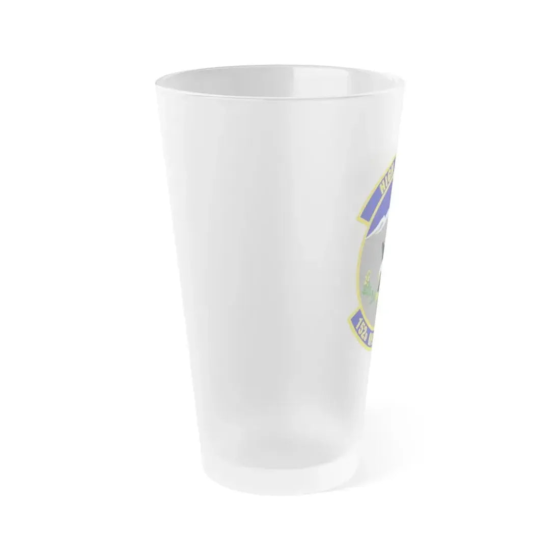 152d Operations Support Squadron (U.S. Air Force) Frosted Pint Glass 16oz - Go Mug Yourself
